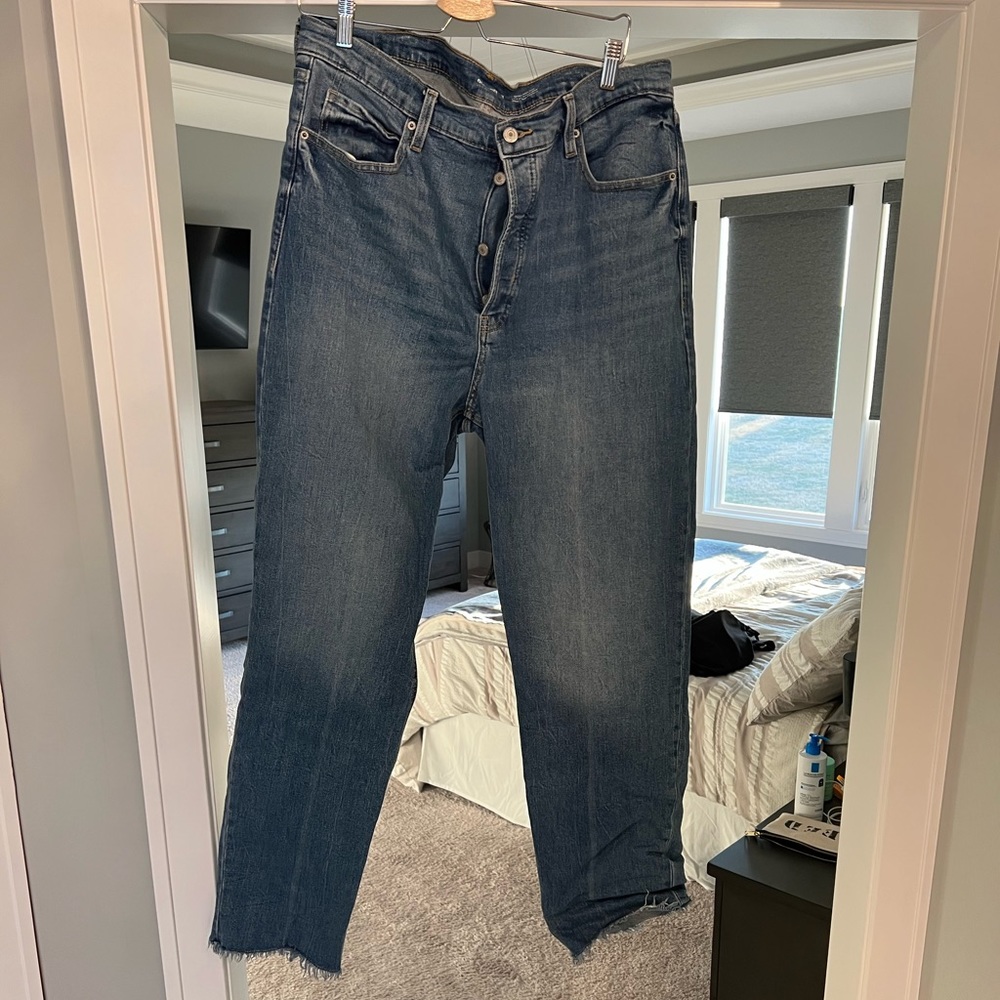 Old Navy ankle length high waist straight leg Jeans